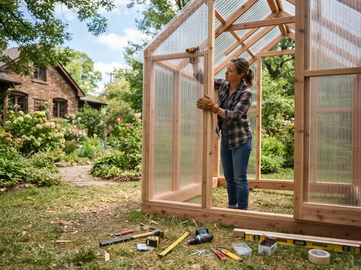 Searching for how to build a greenhouse without hiring a contractor?