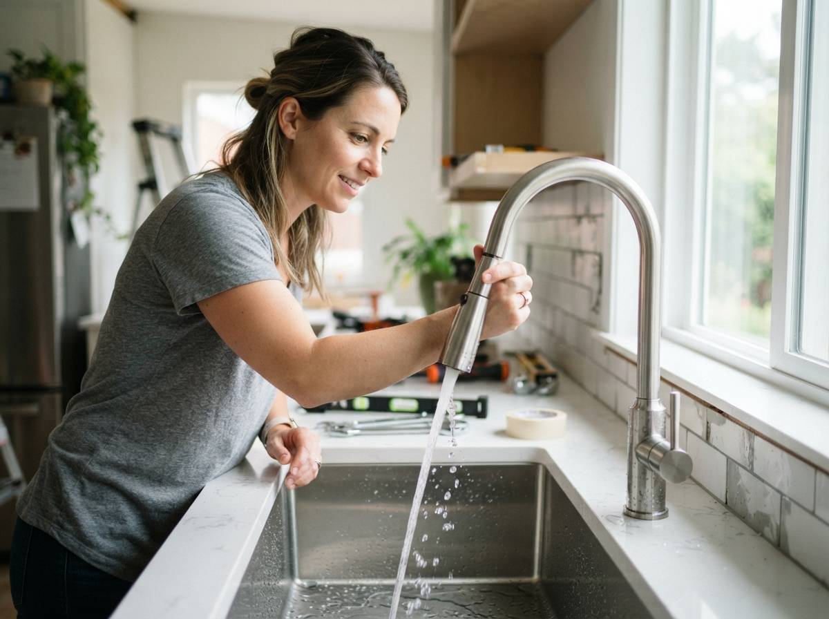 Seven kitchen faucets, tested side by side in a real home, reveal which handle type, flow rate and mounting style actually…