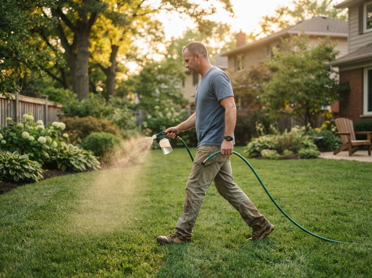 A homemade fertilizer for lawns made from beer, ammonia and baby shampoo can green up grass for pennies.